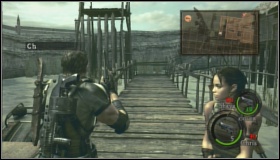 Go on a footbridge and run up - Marchlands - Walkthrough - Resident Evil 5 - Game Guide and Walkthrough