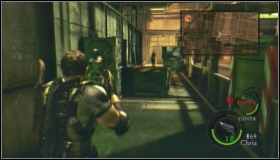 Now you have to get onto a platform - Experimental Facility - Walkthrough - Resident Evil 5 - Game Guide and Walkthrough