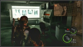 Go upstairs and go through the door - Uroboros Research Facility - Walkthrough - Resident Evil 5 - Game Guide and Walkthrough