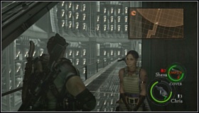 Pull the lever with your partner - Uroboros Research Facility - Walkthrough - Resident Evil 5 - Game Guide and Walkthrough