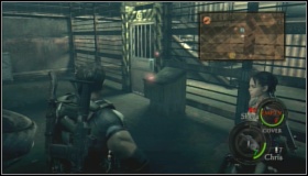 There is a ladder next to the mechanism - Ship Deck - Walkthrough - Resident Evil 5 - Game Guide and Walkthrough