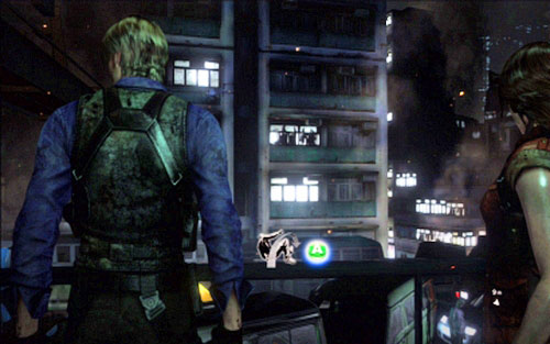 Keep going forward until you exit the building and find yourself on the street controlled by zombies - Prologue - Resident Evil 6 - Game Guide and Walkthrough