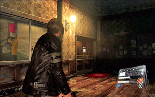 After the fight take all items from the desk and then run to the indicated school exit - Chapter 1 - The Campus - Leon's campaign - Resident Evil 6 - Game Guide and Walkthrough