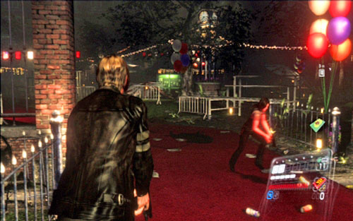 Now you have to return to the closed gate in the garden, killing opponents on your way - Chapter 1 - The Campus - Leon's campaign - Resident Evil 6 - Game Guide and Walkthrough