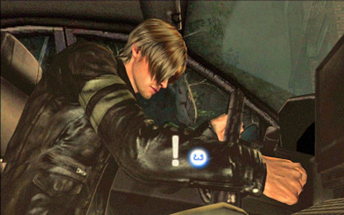 Inside the car you have to quickly find car keys - Chapter 1 - The Campus - Leon's campaign - Resident Evil 6 - Game Guide and Walkthrough