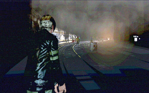 Go through the wider tunnel in the indicated direction, until you encounter a large group of enemies - Chapter 1 - The Subway Tunnels - Leon's campaign - Resident Evil 6 - Game Guide and Walkthrough
