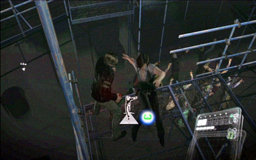 When you get to the top, jump over the street and kill enemy there - Chapter 1 - City Streets - Leon's campaign - Resident Evil 6 - Game Guide and Walkthrough