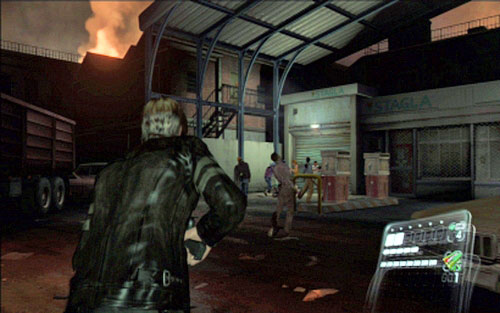 Behind the gate you'll find a group of survived civilians - Chapter 1 - City Streets - Leon's campaign - Resident Evil 6 - Game Guide and Walkthrough