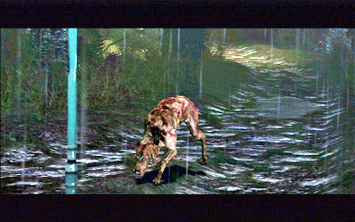 A zombie-dog will pop up from behind the door - Chapter 2 - The Cemetery - Leon's campaign - Resident Evil 6 - Game Guide and Walkthrough