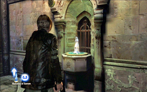 Behind the next door you'll find a blue statue - take it - Chapter 2 - The Cathedral - Leon's campaign - Resident Evil 6 - Game Guide and Walkthrough
