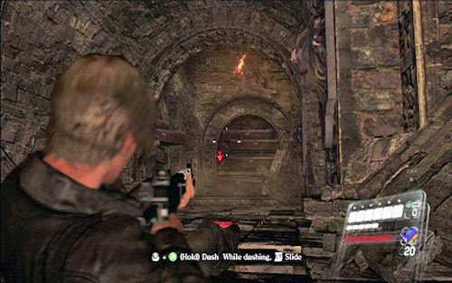 During these actions you can be attacked by small group of zombies - Chapter 3 - The Catacombs - Leon's campaign - Resident Evil 6 - Game Guide and Walkthrough
