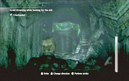When your run finishes, you'll find yourself in the underground lake - Chapter 3 - The Underground Lake - Leon's campaign - Resident Evil 6 - Game Guide and Walkthrough