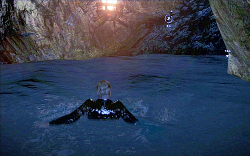 In this way you'll defeat a monstrous shark and get to the other part of the cavern - Chapter 3 - The Underground Lake - Leon's campaign - Resident Evil 6 - Game Guide and Walkthrough