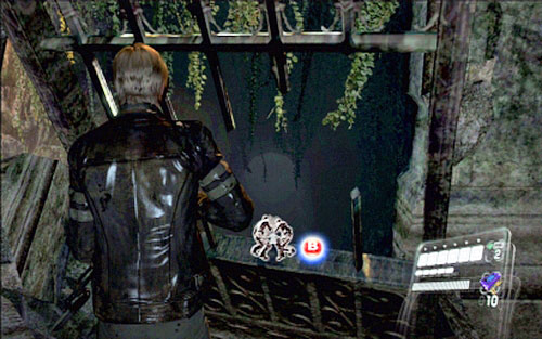 After getting to the land, check nearby vases and open the gate - Chapter 3 - The Underground Lake - Leon's campaign - Resident Evil 6 - Game Guide and Walkthrough