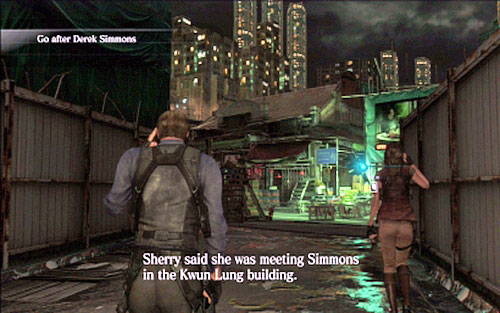 After watching the animation, go ahead and along with your companion, open the large door - Chapter 4 - The Outdoor Market - Leon's campaign - Resident Evil 6 - Game Guide and Walkthrough