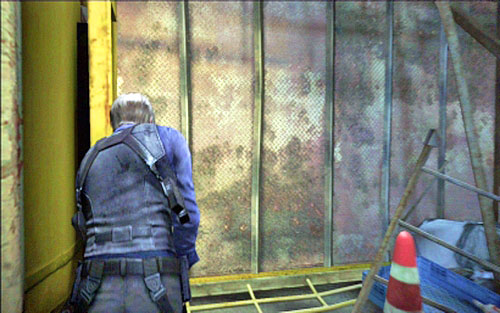 When the ride is over, jump over the overturned truck - Chapter 5 - The City - Leon's campaign - Resident Evil 6 - Game Guide and Walkthrough