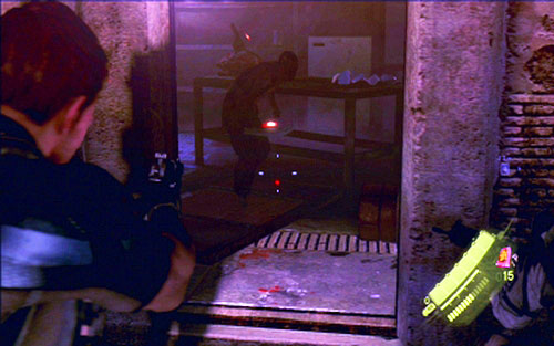 When the next location is loaded, enter the building at the end of the alley and then kill enemies lurking inside - Chapter 1 - City Alleys - Chris's campaign - Resident Evil 6 - Game Guide and Walkthrough
