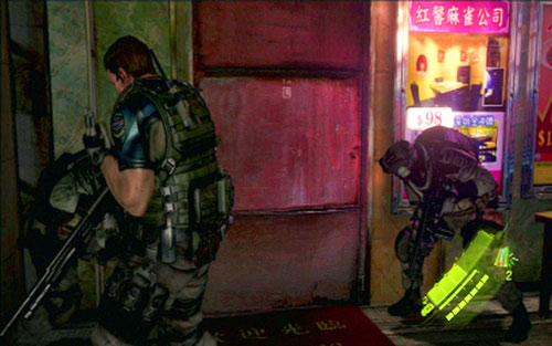 More enemies await you in the corridor behind the corner - Chapter 1 - Rescue the Hostages - Chris's campaign - Resident Evil 6 - Game Guide and Walkthrough