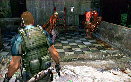 Bit further you'll encounter two enemies - Chapter 3 - City Streets - Chris's campaign - Resident Evil 6 - Game Guide and Walkthrough