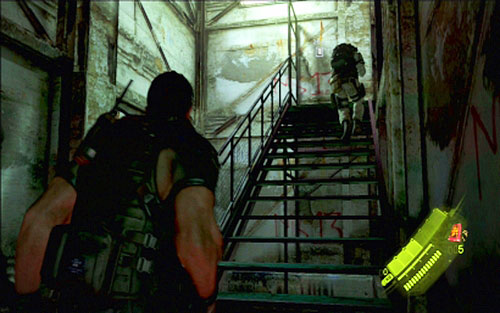 When the last enemy is dead, go to the indicated place, heading up all time - Chapter 3 - City Streets - Chris's campaign - Resident Evil 6 - Game Guide and Walkthrough