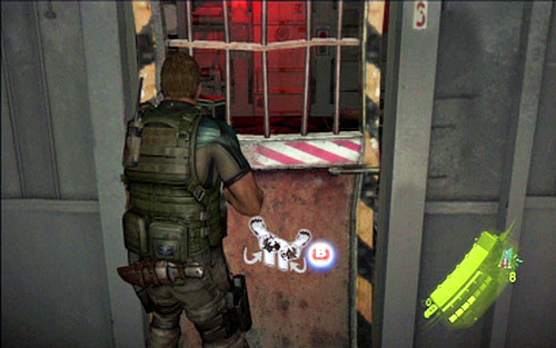 Behind the first door you'll find stairs - Chapter 4 - The Hold - Chris's campaign - Resident Evil 6 - Game Guide and Walkthrough