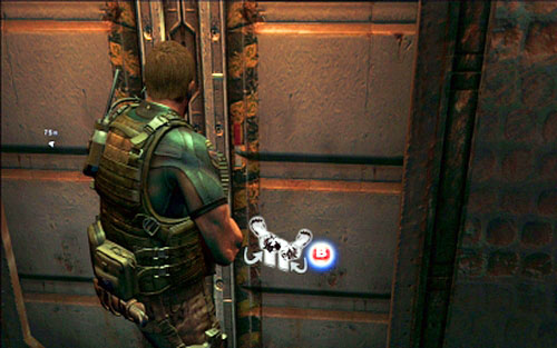 When you rest, go through another door and continue escaping from B - Chapter 5 - The Final Battle - Chris's campaign - Resident Evil 6 - Game Guide and Walkthrough