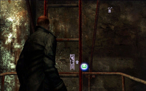 After starting the level go up the stairs and then use the red ladder - Chapter 1 - Escape Through The Ruins - Jake's campaign - Resident Evil 6 - Game Guide and Walkthrough