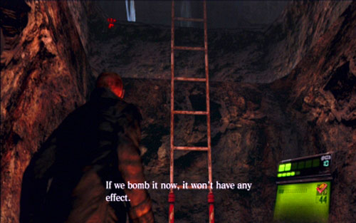 Go forwards until you reach a second ladder - Chapter 1 - The Clash with B.O.W. - Jake's campaign - Resident Evil 6 - Game Guide and Walkthrough
