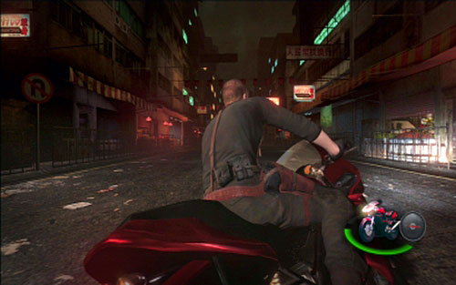 When the girl lands on the helicopter, you'll have to press RT in the given moment and in a moment of hitting a cistern or a helicopter, quickly press A - Chapter 4 - Escape On The Motorbike - Jake's campaign - Resident Evil 6 - Game Guide and Walkthrough