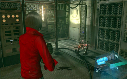 A bit further you'll encounter another barrier - Chapter 1 - Submarine Stealth - Ada's campaign - Resident Evil 6 - Game Guide and Walkthrough