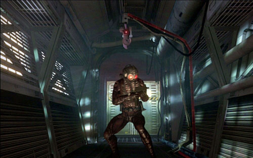 On the other side you'll encounter defense turret, which will kill an enemy behind you - Chapter 1 - Turrets - Ada's campaign - Resident Evil 6 - Game Guide and Walkthrough