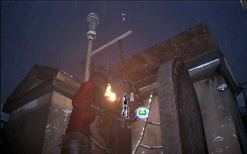 Once you leave the crypt, use the zipline again to get to another tomb - Chapter 2 - Cemetery Puzzles - Ada's campaign - Resident Evil 6 - Game Guide and Walkthrough