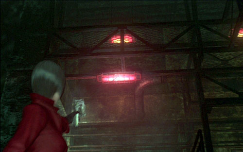 When you get the item, open the door on the left and use the zipline to get to the upper floor - Chapter 2 - The Secret Laboratory - Ada's campaign - Resident Evil 6 - Game Guide and Walkthrough