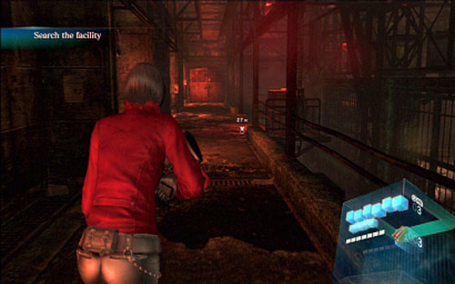 At the end of the sidewalk you'll find the door, from behind which a powerful mutant will come running - Chapter 2 - The Secret Laboratory - Ada's campaign - Resident Evil 6 - Game Guide and Walkthrough