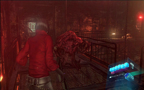 By going forwards, you'll reach a room where you'll be ordered to get rid of all enemies - Chapter 2 - The Secret Laboratory - Ada's campaign - Resident Evil 6 - Game Guide and Walkthrough
