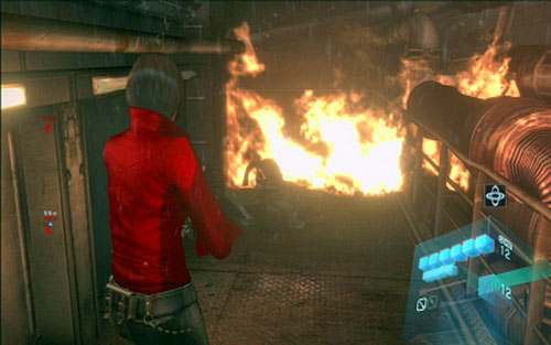 Kill the first one by pressing A and use the crossbow to get rid of the second one - Chapter 4 - Three Fragments of Code - Ada's campaign - Resident Evil 6 - Game Guide and Walkthrough