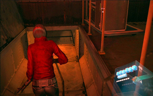 At the end of the corridor you'll find a low tunnel - Chapter 4 - Searchlights - Ada's campaign - Resident Evil 6 - Game Guide and Walkthrough