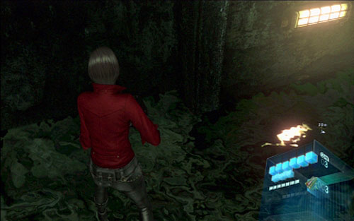 While escaping from the charging beasts, you should reach a flooded part of underground at some point - Chapter II - Emblems - Ada Wong - Resident Evil 6 - Game Guide and Walkthrough