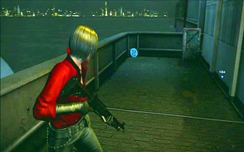 A moment later you'll find yourself on the upper deck, where the first emblem is hidden - Chapter IV - Emblems - Ada Wong - Resident Evil 6 - Game Guide and Walkthrough