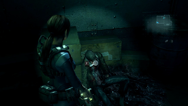 Then go inside and head for the passage in the left corner - Into the Depths - part I - Episode 1 - Resident Evil: Revelations - Game Guide and Walkthrough