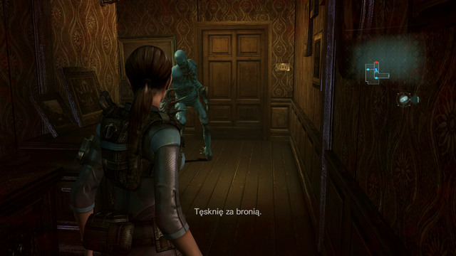 When the door open, leave the room quickly - Double Mystery - part II - Episode 2 - Resident Evil: Revelations - Game Guide and Walkthrough