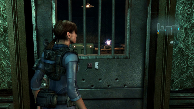 Finally, you get to the place, where Parker points you a room with weapons - Double Mystery - part II - Episode 2 - Resident Evil: Revelations - Game Guide and Walkthrough