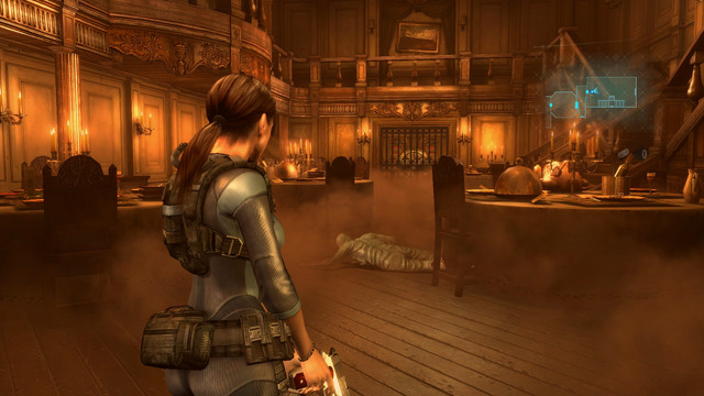 When you make all changes, go outside and return to the dining room - Double Mystery - part II - Episode 2 - Resident Evil: Revelations - Game Guide and Walkthrough