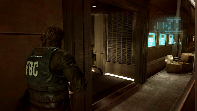 When the area is cleared, search the room for bullets and herb, and then follow Jessica to the elevator - Ghosts of Veltro - part I - Episode 3 - Resident Evil: Revelations - Game Guide and Walkthrough