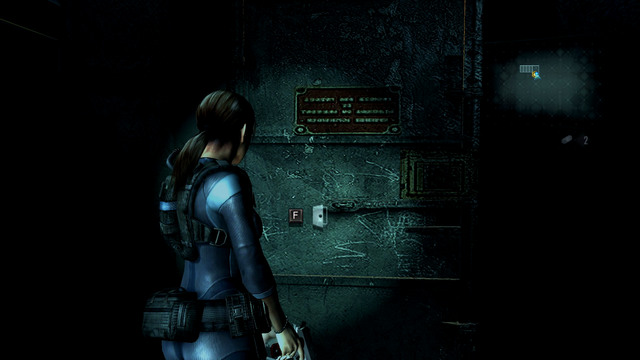 When you get on a bridge, go downstairs after Parker and open door - Ghosts of Veltro - part II - Episode 3 - Resident Evil: Revelations - Game Guide and Walkthrough