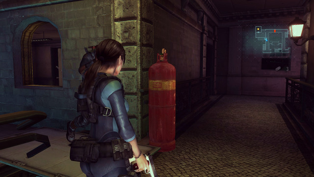 First of all, get to know where all the red gas bottles are located - Ghosts of Veltro - part II - Episode 3 - Resident Evil: Revelations - Game Guide and Walkthrough