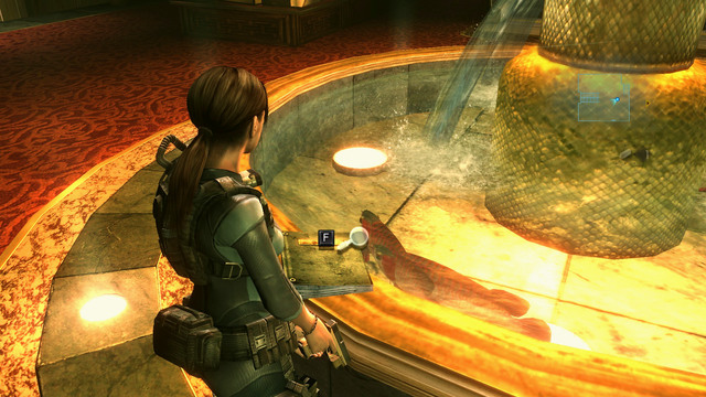 Helpful information about it can be found in the casino worker report, next to the fountain - A Nightmare Revisited - Episode 4 - Resident Evil: Revelations - Game Guide and Walkthrough