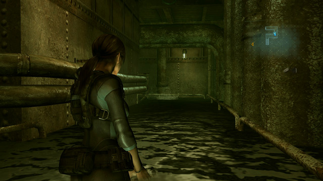 Corridor leads you to the drowned part of ship, where youll be attacked by the floating mutant - Secrets Uncovered - part II - Episode 5 - Resident Evil: Revelations - Game Guide and Walkthrough