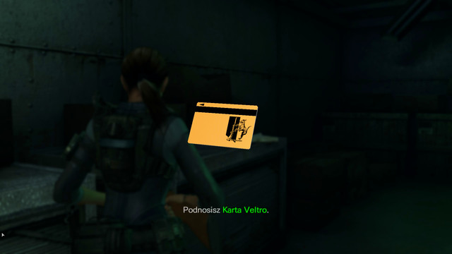There you find a Veltro card, which opens all passages with a scanner - Cat and Mouse - part II - Episode 6 - Resident Evil: Revelations - Game Guide and Walkthrough