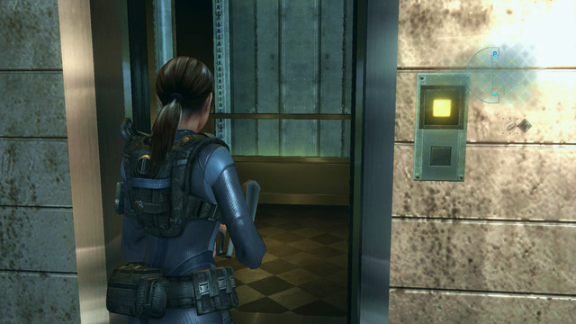 Now you can place a circle from the middle of the bottom edge in the middle of the left edge - Cat and Mouse - part II - Episode 6 - Resident Evil: Revelations - Game Guide and Walkthrough